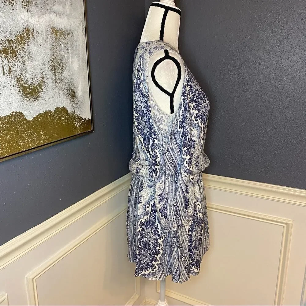 Alice + Olivia Jolene Cold Shoulder Smocked Dress